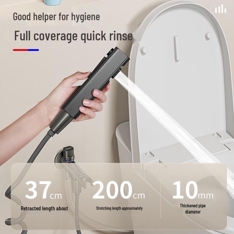 ARROW Pressurized Bidet Sprayer Kit with Angle Valve