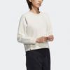 Adidas Sweatshirts Women's White Crew Neck Moderate Regular GP0728