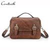 CONTACT'S Genuine Leather Men's Messenger Bag Full Grain Sling Shoulder Bag  Travel Essential  Crossbody Bags
