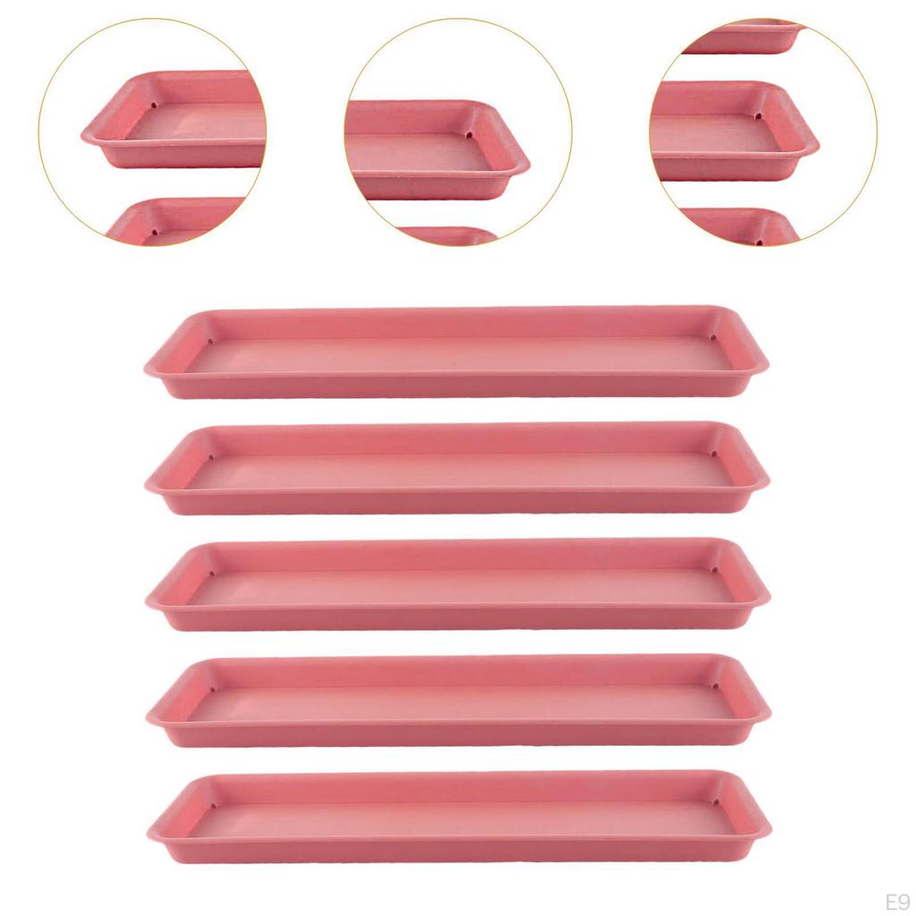 5 -fold Plant Shells Base Cup Rectangular Plants Flower Pot -Nendasesen for Interiors,