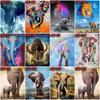 5D Алмазная вышивка Слон Полный квадратный круглый вышивка крестиком Алмазная картина Животное Мозаика Рукоделие Украшение дома
