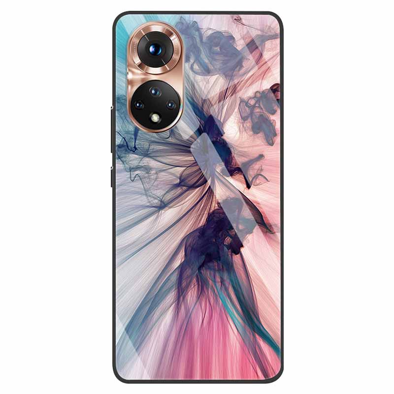 Роскошный чехол для Huawei Honor 50 Чехол Закаленное Стекло Чехол для Телефона Huawei Honor 50 Honor50 6.57" Coque Сумка Модный Бампер