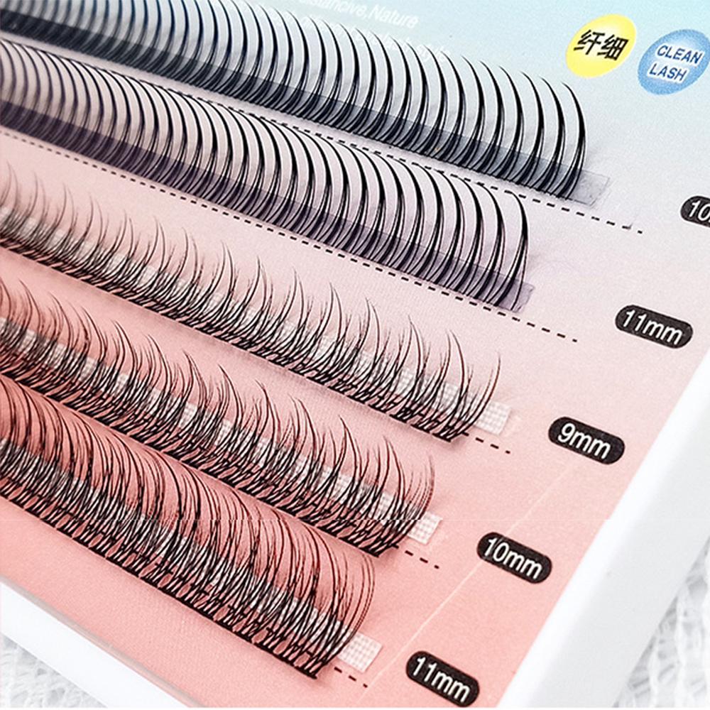 Needed Eyelashes Extension Natural Long Premade Volume Fan Eyelashes A Shape&Volume Cluster Mixed