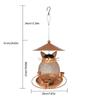 Cat-Shaped Parrot Feeding Station Squirrel-proof Bird Water Bowl Bird Feeder  Garden
