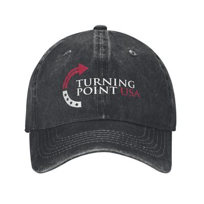 Чарли Кирк Turning Point USA Мужская Женская Бейсболка Покойся с миром Потертая Выстиранная Шляпа Уличная Неструктурированная Мягкая Снэпбэк