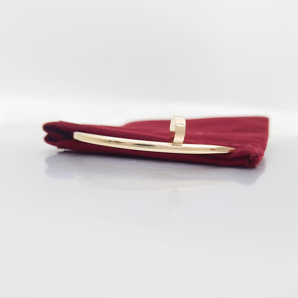 Бриллиантовый браслет, розовый золотой браслет-гвоздь, женский браслет