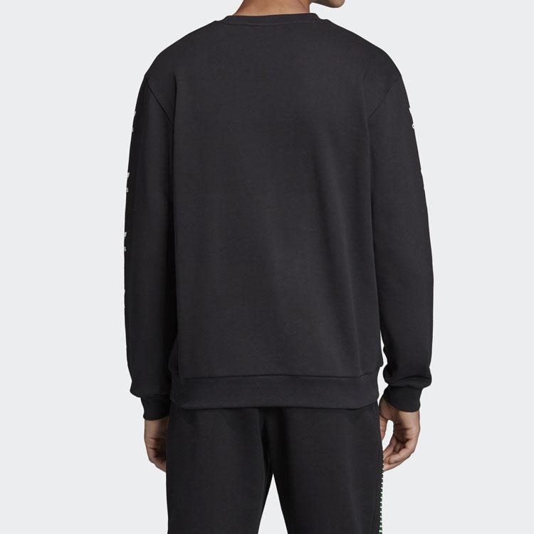 Adidas Оригинальный пуловер со снежинкой и круглым вырезом, мужские топы, черный FP7705