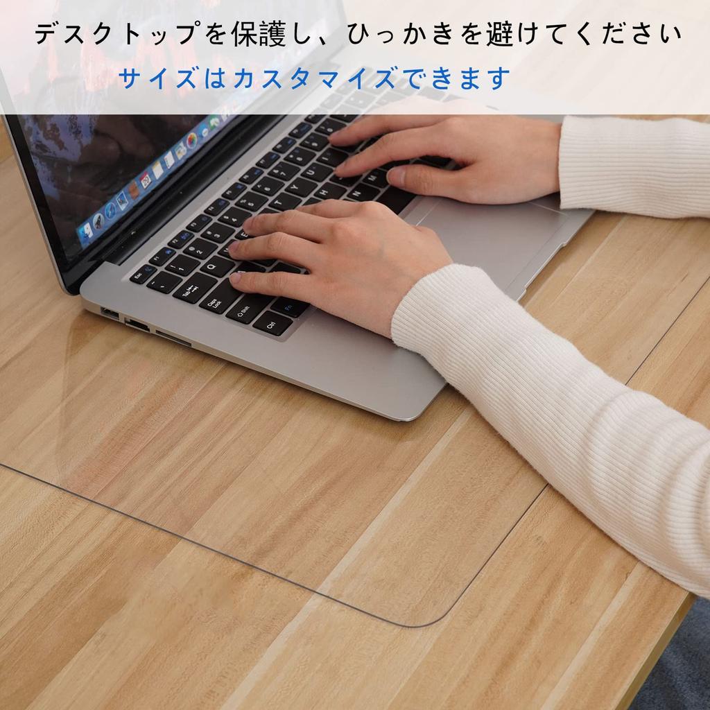 Yueboa Коврик для стола прозрачный 60x45 см Толщина ПВХ Коврик для учебы Прозрачный Коврик для стола Офисный стол Скатерть для компьютерного стола Пыленепроницаемый Водонепроницаемый Теплостойкий