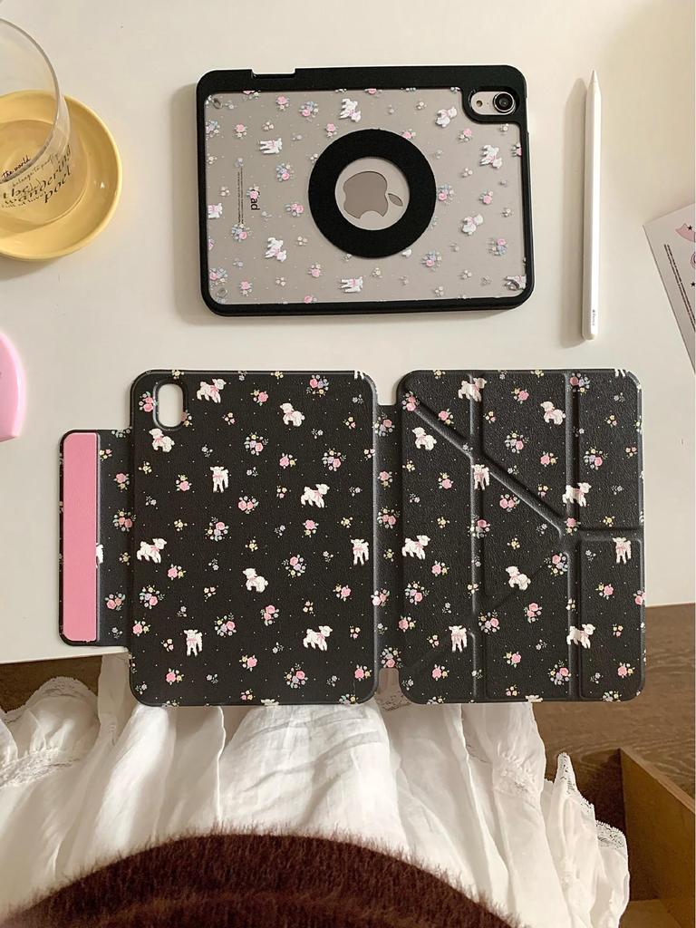 Floral Little Sheep 3Y Magnetic Case: Upgrade for iPad Pro 2021, Enhanced Tablet Protection