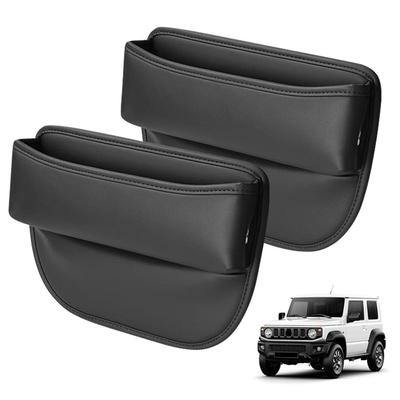 Suzuki Jimny Боковой карман для хранения в сиденье автомобиля Совместим со всеми боковыми хранилищами Предотвращает падение мелких предметов из ПУ со вставкой для зарядки Салонное сиденье Jimny