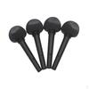 Handmade 4 Pieces Ebony Tuning Pegs DIY for 3/4 4/4 Size S Accessory