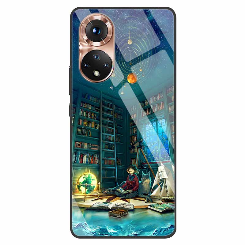 Роскошный чехол для Huawei Honor 50 Чехол Закаленное Стекло Чехол для Телефона Huawei Honor 50 Honor50 6.57" Coque Сумка Модный Бампер