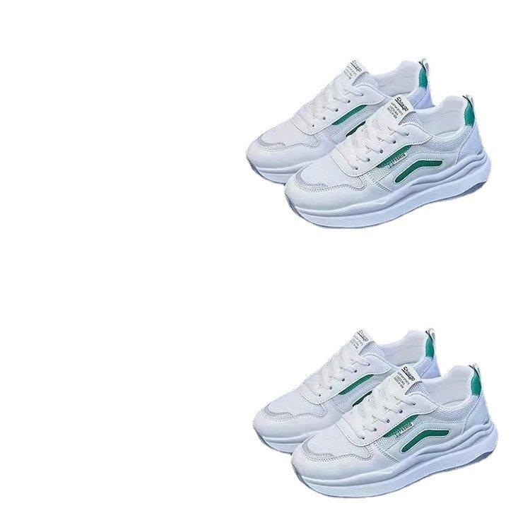 Daddy Shoes женские весенние новые поступления резиновые мягкие кроссовки женские туфли однотонные увеличивающие рост для отдыха и спорта Cortez