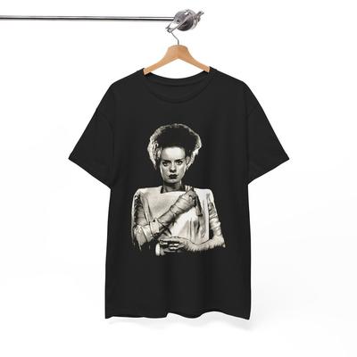 The Bride of Frankenstein Tshirt Halloween Horror Classic Movie Unisex Tee Unisex T-Shirt