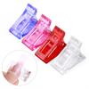 1Pc Plastic Nail Tips Clips 4 Colors Quick Fixed Gel Shape Assistant Tool DIY Manicure Extension Clamp for Nail Art Decor