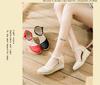 Women's Ethnic Style Summer Wedge Sandals - Breathable Linen with One-Strap Buckle and High Heel Design