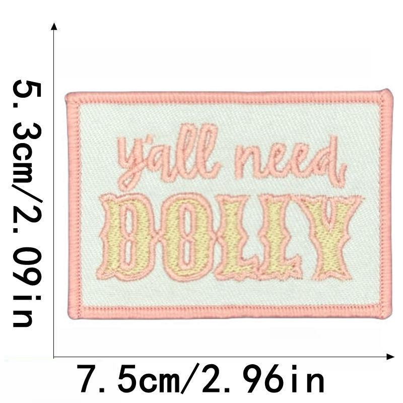 Liteon English Letter Embroidery Cloth Label for Hats, Bags, and Clothing Decoration