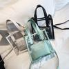 Fashion PVC Clear Jelly Bag Crossbody Bags Handbags Shoulder Bags