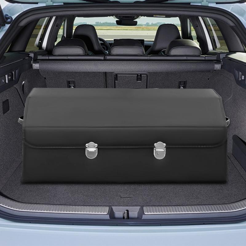 Auto Multiues Tools Storage Box Large Capacity Folding Auto Organizer Box Car Trunk Organizer Box for SUV Cars Stowing Tidying