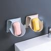 Soap Dish Wall Mounted Water Draining Quick Dry Water-free Soap Sponge Holder for Home
