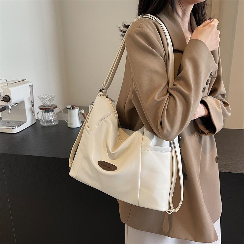 Сумка подмышку большой вместимости Женская сумка через плечо из мягкой кожи Студенческая сумка для поездок на работу