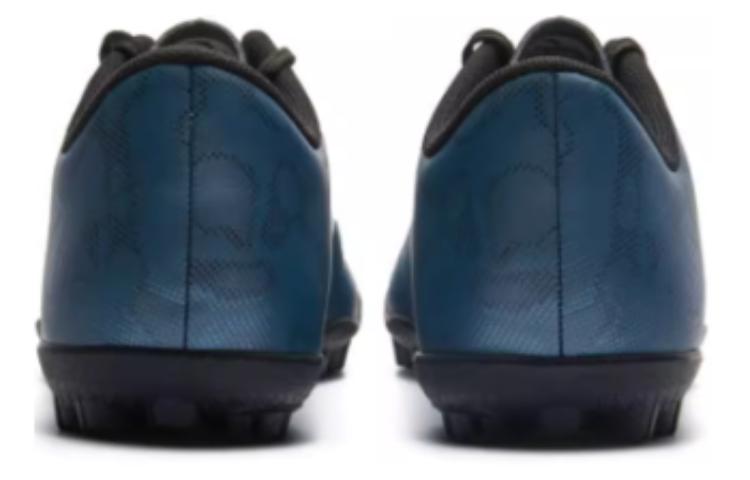 Men's Sneakers Anta TF Turf Artificial Turf Slip Resistant Abrasion Resistant Soccer Shoes Men's Blue
