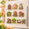 3D Relief Refrigerator Magnet Simulation Decorative Fridge Magnet Resin Fridge Magnet  Home Decor