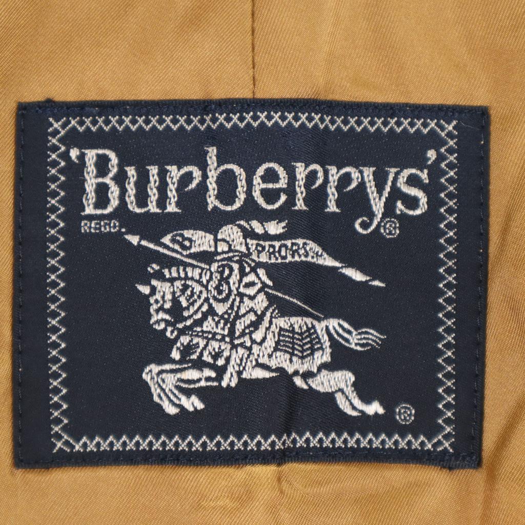 Burberrys 90-х годов Старое пальто с воротником из нержавеющей стали 92-170 бежевое С подкладкой Женское Б/У