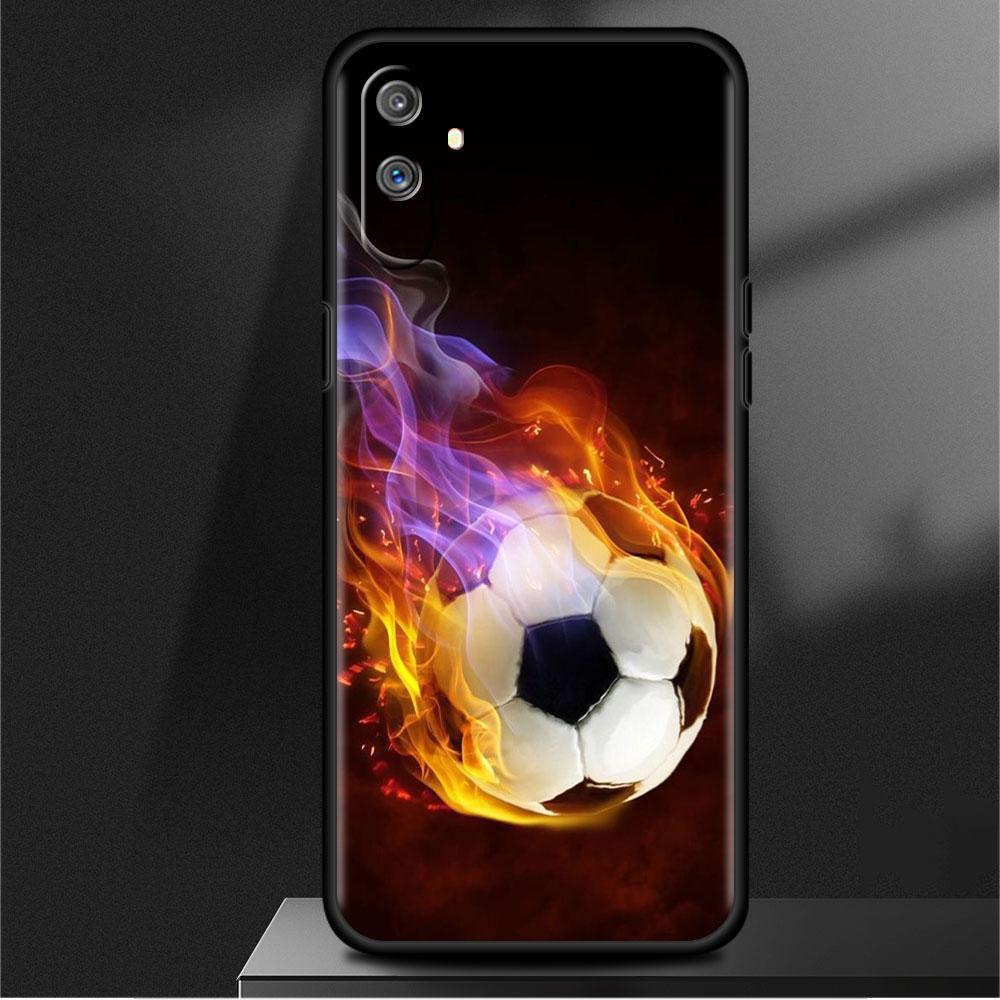 Мягкий чехол для Oppo Realme 8 C21Y C21 GT Neo 2 Pro 3 7 9 Pro 8i 6 C11 9i C35 C15 Master C12 C3, чехол для телефона Football Funda