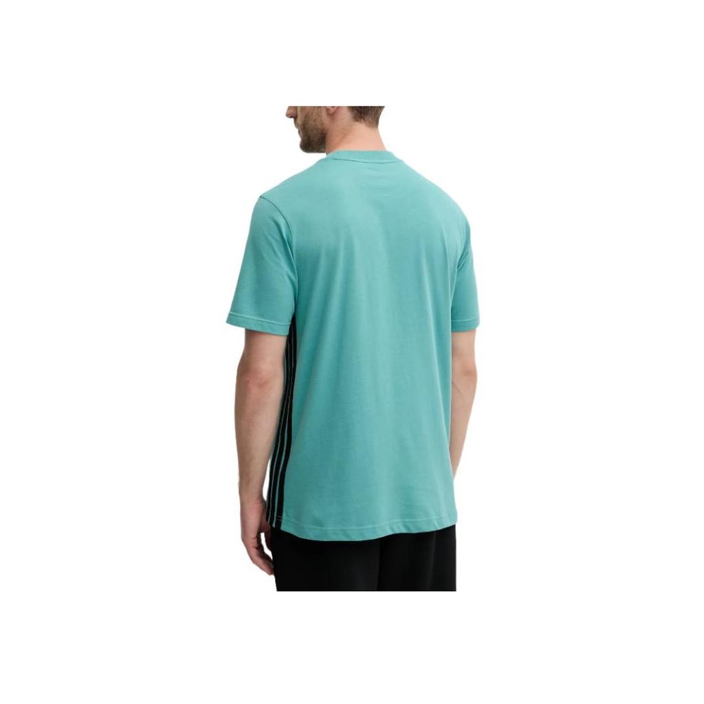 adidas Essentials Легкая Хлопковая Модная Универсальная Футболка с Коротким Рукавом Мужские Топы JX0732