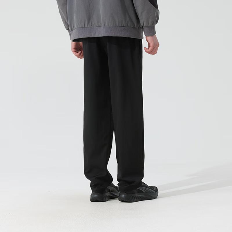 Puma Логотип Быстросохнущие Дышащие Повседневные Тренировочные Вязаные Спортивные Штаны Мужские штаны Черный 690747-01