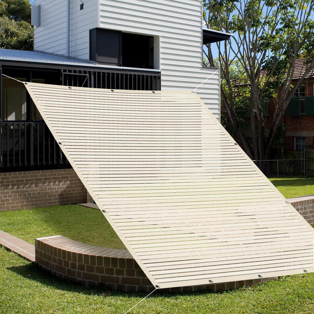 SUNNY GUARD Outdoor Ivory for Balconies and with Thermal Insulation Sunshade, 0.9x1.8m, Lace-Up Sunshade, Hallways,