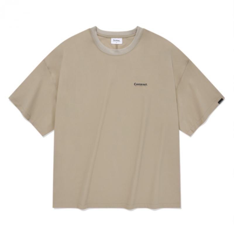 CovernoT аутентичная крутая техническая футболка Aa co2402sT45 Bk Be