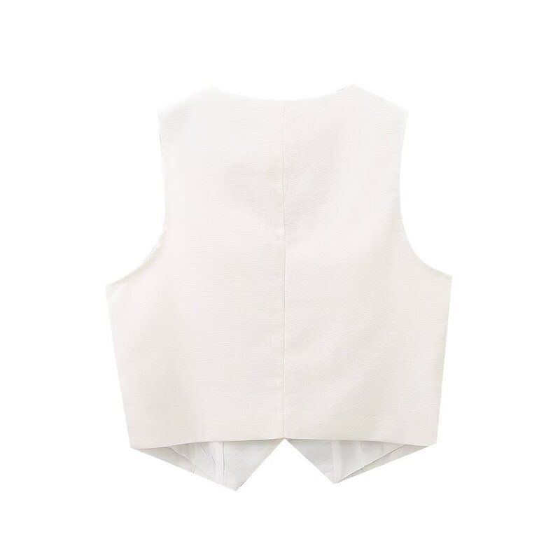 Fashion Style 2024 Autumn New Women's Clothing Stylish All-Matching Sleeveless Embroider Vest High Waist Pants Suit