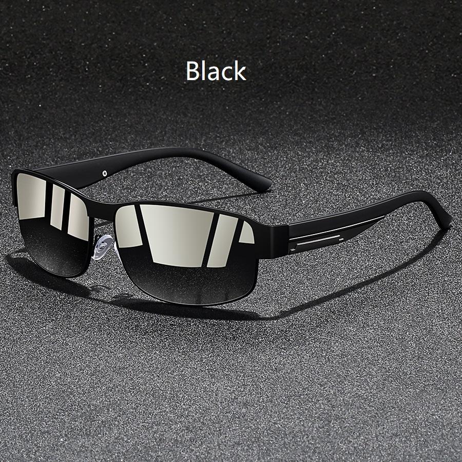 Fashion Vintage Square Metal Frame Sunglasses Men Women Fishing Driving Man Luxury Brand Designer Sun Glasses UV400 Eyewear