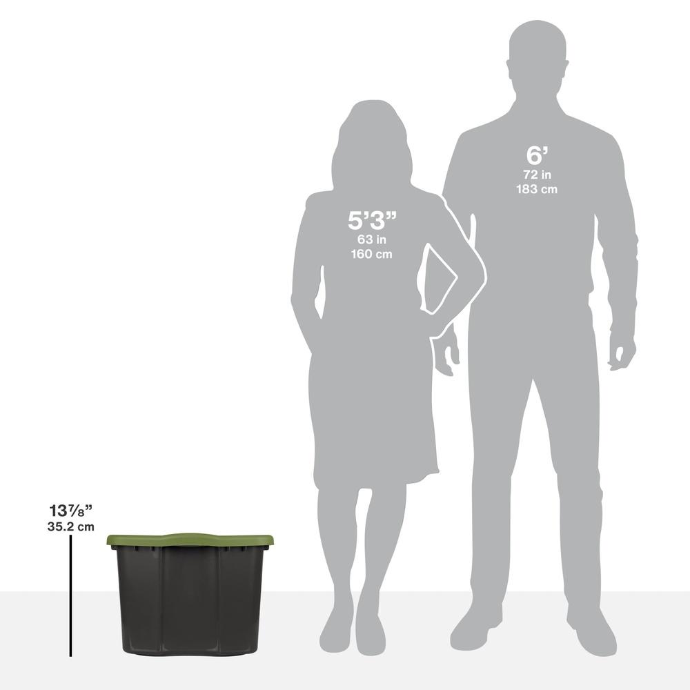 Пластиковый ящик для хранения EZ Carry с ручками для полного захвата Идеально подходит для постельных принадлежностей, одежды, игрушек, организации дома Штабелируемый Прочный Портативный