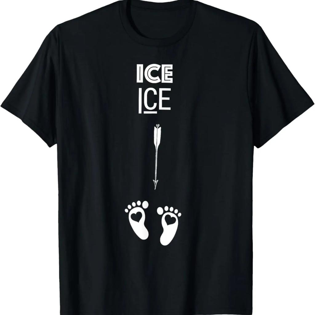 Забавное объявление о беременности - Футболка для малыша Ice Ice Surprise