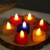 12Pcs Flickering Flameless Candle Lights Battery Operated LED Tea Light Realistic Wicks Light Decoration for Home Table Decor