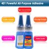 Жидкий сильный клей 401 мгновенный сильный клей самодельный клей для кожи