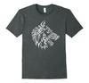 Viking Celtic Fenrir Wolf Of Odin Viking Cotton T-Shirt