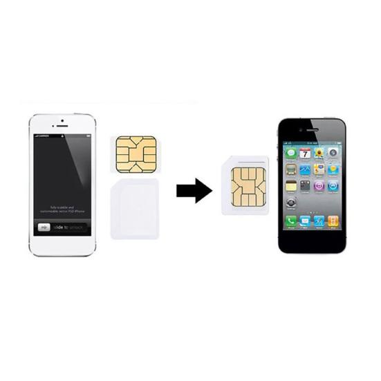 4 шт. Универсальный адаптер-конвертер для SIM-карт телефона с мобильного на Micro/Standard