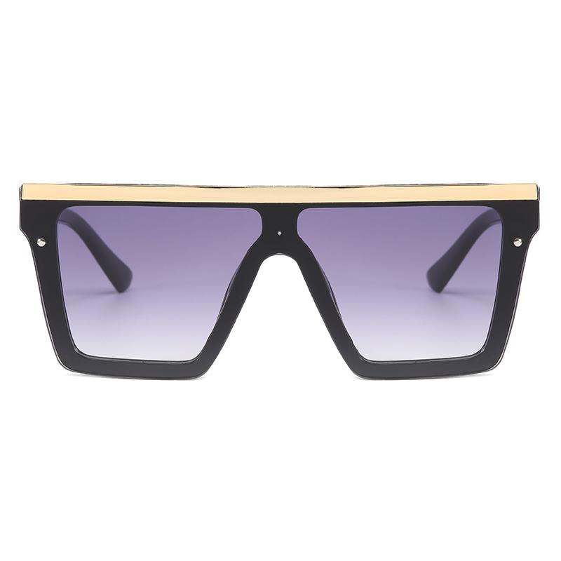 Superhot Eyewear 23568 Роскошные Прямоугольные Очки с Плоским Верхом и Цельной Линзой Мужские Женские Оверсайз Солнцезащитные Очки