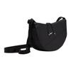 Nike Logo Zipper Nylon Shoulder Crossbody Bag Unisex Bags Black HQ4370010