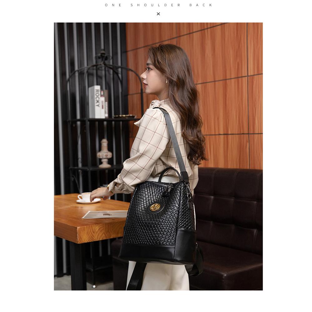 2024 Новый женский дизайнерский рюкзак высокого качества из мягкой кожи простого плетения модный рюкзак большой вместительности школьные сумки на плечо