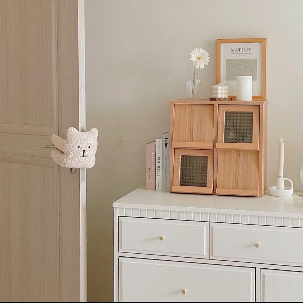 Cute Door Clamp Bear Bunny Door Stop Anti-pinch Comfort Hanger