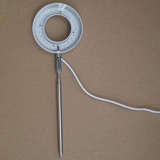 1/2 шт. телескопическая настольная лампа для выращивания растений полного спектра с автоматическим таймером 4/8/12 ч и 4 уровнями регулировки яркости, регулируемая по высоте светодиодная лампа для растений