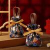 Satin Bow Flower Drawstring Bag Floral Festive Sugar Bag Sweet Ribbon Bowknot Handbag  Wedding