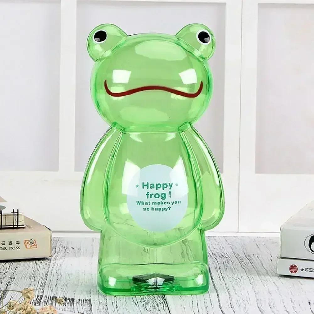 Креативный маленький медведь Копилка Прозрачная монета Бумага Деньги Сберегательная коробка Милый сейф Детский праздничный подарок Декор рабочего стола