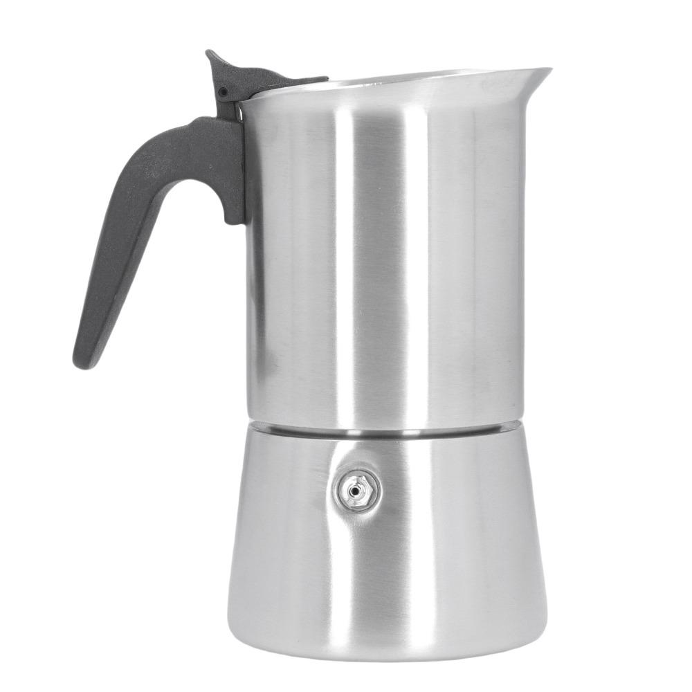 300 ML Capacity Stovetop Coffee Maker Double Valve Stovetop Espresso Maker Kitchen Use