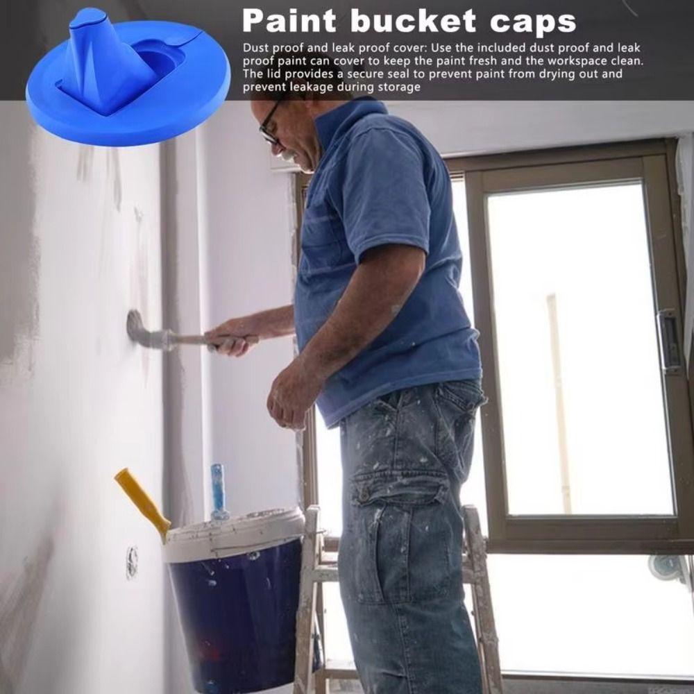 Space Saving Paint Mix Cover Folding Paint Bucket Paint Bucket Lid Paint Can Lid  Car Maintenance